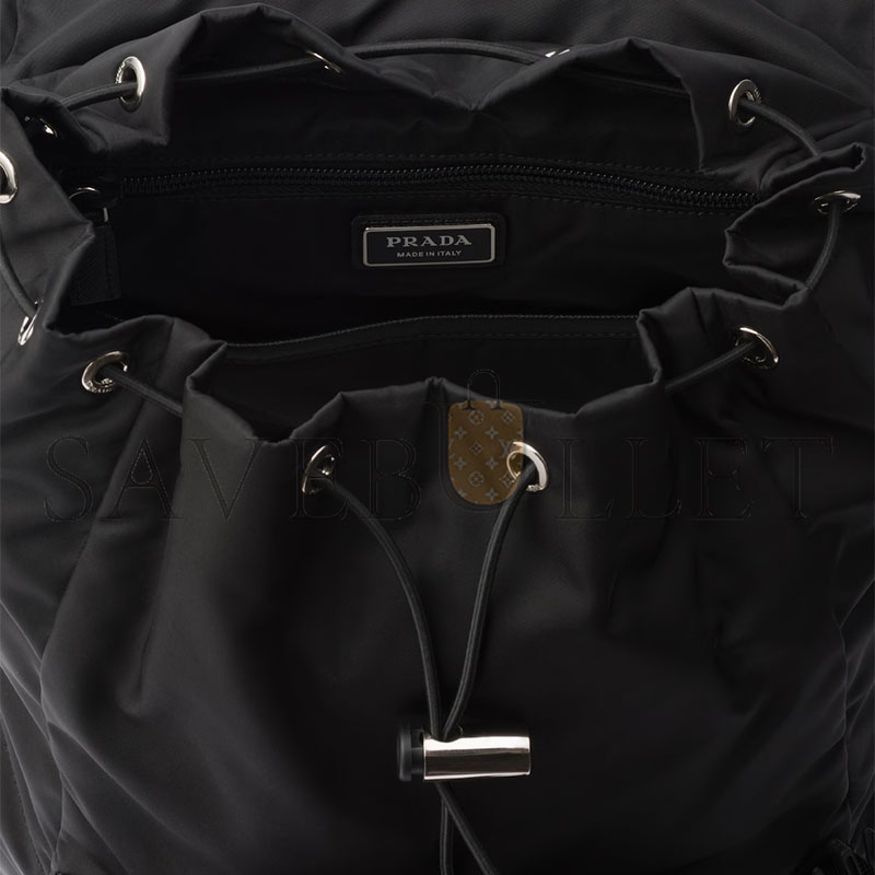 PRADA RE-NYLON AND SAFFIANO LEATHER BACKPACK 2VZ135 (45*27*17cm) PRADA RE-NYLON AND SAFFIANO LEATHER BACKPACK 2VZ135 (45*27*17cm)